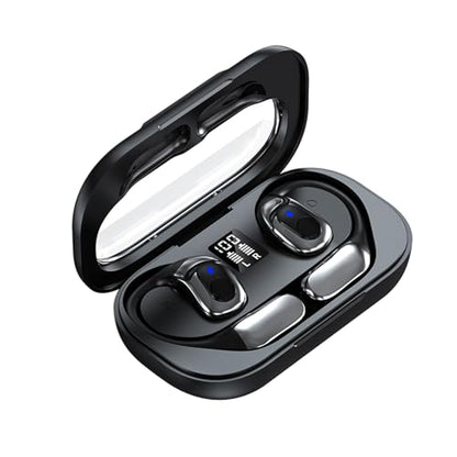 Dioche BT5.4 Wireless Sports Earbuds, UltraLow Latency Gaming Headset with Battery Display and Charging Case (Black)