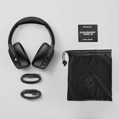 Skullcandy Crusher ANC 2 Noise Cancelling Wireless Headphones - Primer | Multi-Sensory Crusher Bass, Over-Ear Fit, Bluetooth, 60 Hours Battery, Working Out, Gym, Travel, Studying, Music, Gaming - color: Primer