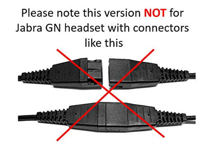 Call Center Headset Quick Disconnect QD Cable to USB Plug Adapter with Mute + Volume Control Compatible with Plantronic Headset QD Connector Plug to Any Computer Laptop VOIP Softphone