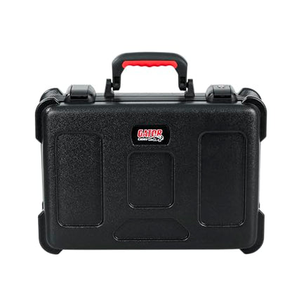 Gator Cases Wireless Microphone Case with TSA Approved Latches for 6 Wireless Microphones; (GTSA-MICW6) - style: (6) Wireless Mics