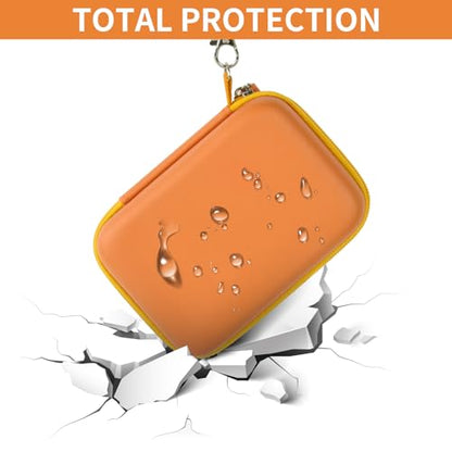 PAIYULE Travel Carrying Case for R36S RG353V RG353VS Handheld Game Console - color: Orange, style: For R36s
