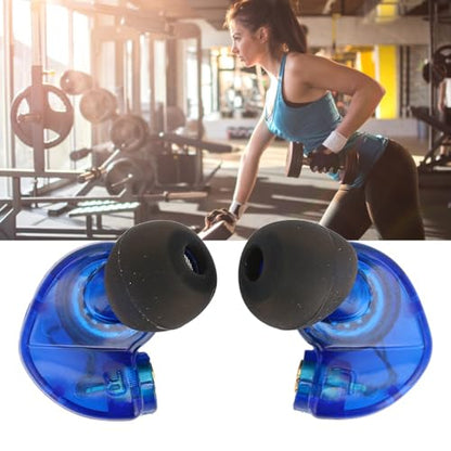 2 Pcs MMCX Interface Replacement Earbud Heads Detachable HiFi Earphone Head with Comfortable Fit for SE215 SE315 SE535(Blue) - color: Blue