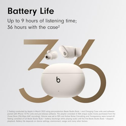 Beats Studio Buds + - Ivory with AppleCare+ (2 Years) - color: Ivory, style: With AppleCare+