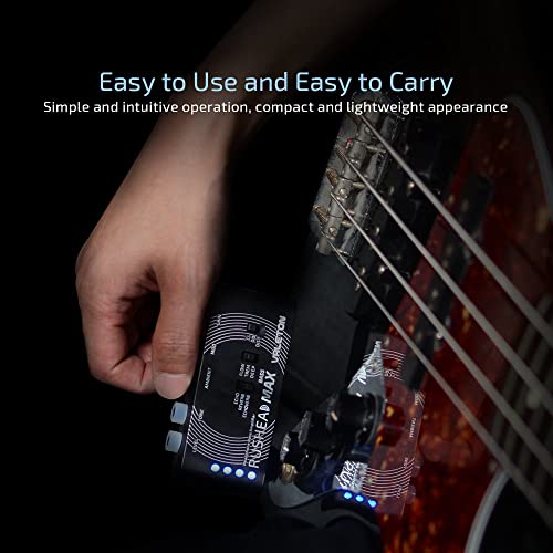 Valeton Rushead Max Bass USB Chargable Portable Pocket Bass Headphone Amp Carry-On Bedroom Plug-In Multi-Effects - color: Bass