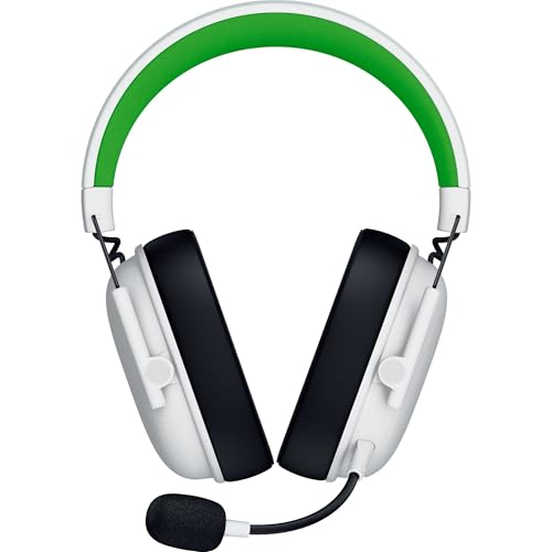 Razer BlackShark V3 X HyperSpeed Wireless Xbox Gaming Headset, White | 50mm Drivers, Cardioid Mic, 2.4 GHz, Bluetooth, Works with PC, Mac, PS5, Nintendo Switch, Smartphone, 70 Hr Battery - color: White, style: Xbox