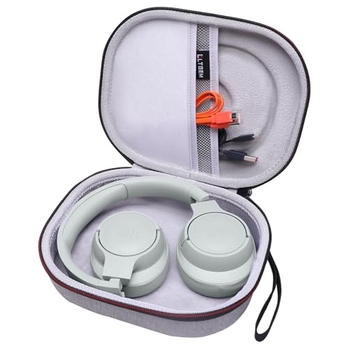 Case for JBL Tune 770NC/510BT/720BT/520BT/670NC/520C Headphones Gray | Hard Carrying Travel Case for JBL Live 770NC/670NC/680NC/780NC Headphones - color: 10.Grey outside + Grey inside