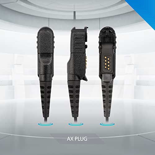 2 Pack BSE12-AX C-Shape Swivel Style Earpiece Headset for Motorola Radio XPR3300 XPR3500e DEP8050 Elite - size: 2 Pieces