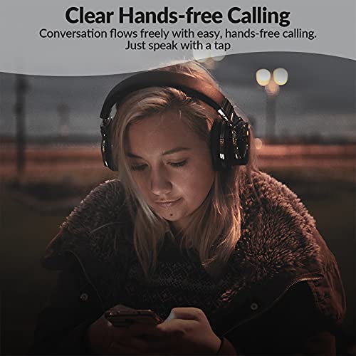 Million Sold 10 Years Classic E7 Active Noise Cancelling Headphones with Upgraded Noise Cancellation, Bluetooth Headphones Wireless with HD Sound Vivid Deep Bass, for Home Office Travel Birthday Gift - color: Black