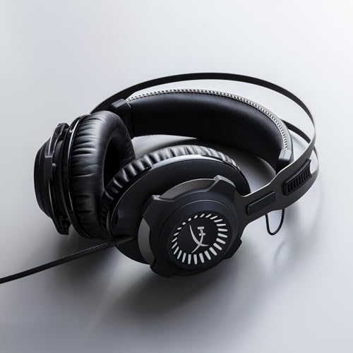 HyperX Cloud Revolver - Gaming Headset with HyperX 7.1 Surround Sound, Signature Memory Foam, Premium Leatherette, Steel Frame, Detachable noise-cancellation microphone