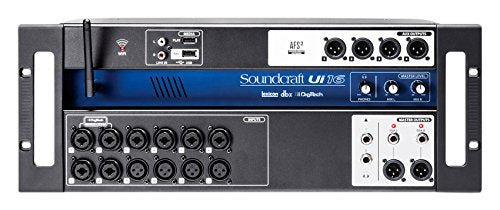 Audiosavings Bundle (1) Soundcraft Ui16 16 Input Digital Soundboard Mixing Console Mixer 4 Church/School (Items 1)
