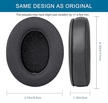 Replacement Ear Pads for Sennheiser HD280/HD280-13/HD280-Pro/HD281 - Black | Also for HMD280 / HMD280 Pro / HMD280-13 / HMD281 / HMD281 Pro Headphones, Earpads Cushions with Upgrade Memory Foam