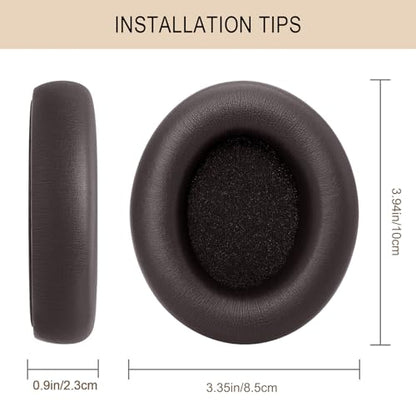 Ear Pads Replacement for Studio Pro - GVOEARS Ear Cushions for Beats Studio Pro Wireless Over Ear Headphones, Protein Leather Strong Adhesive (Deep Brown) - color: Deep Brown