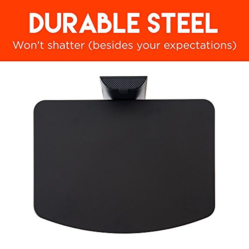 ECHOGEAR Wall Mount Shelf - Steel Floating Shelf Supports 15lbs of Streaming Devices, Gaming Consoles, and Cable Boxes - EGAV1