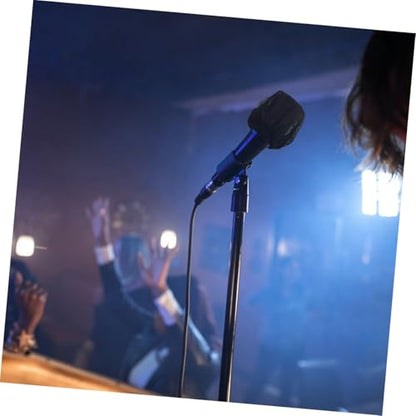 200 Pcs Disposable Microphone Protective Cover Dark Nonwoven - color: Black