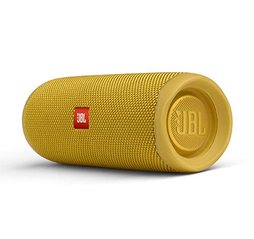 JBL FLIP 5, Waterproof Portable Bluetooth Speaker, Yellow | Sounds better than ever, Bring the party anywhere, Make a splash with IPX7 waterproof design, A rainbow of colours - color: Yellow