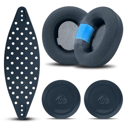 WC Mod Kit V2 Nova Pro Wireless, Pro Omni & Elite - Gel Earpads & Headband - color: Midnight Blue
