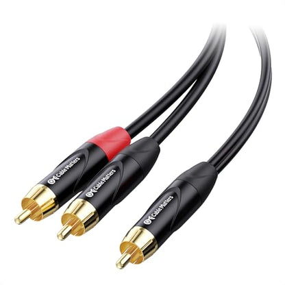 Cable Matters RCA Splitter Cable 1 Male to 2 Male, 3ft - size: 3 Feet