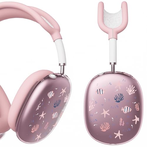 for AirPods Max Headphones Fish Ear Covers for AirPods Max 2 - color: Fish B/Pink