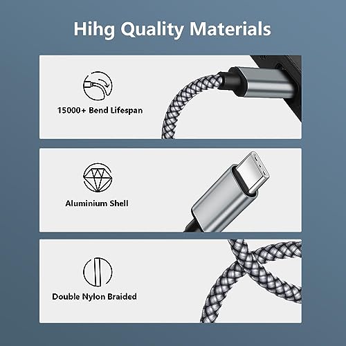 USB C to 3.5mm Aux Audio Cable with Charging, 2 in 1 USB C to 3.5mm Car Stereo Headset Audio Cable with PD 18W Charging Compatible with iPhone 17/16, Samsung Galaxy S26/S25/S24/S23+, Google Pixel 10 9 - color: Gray