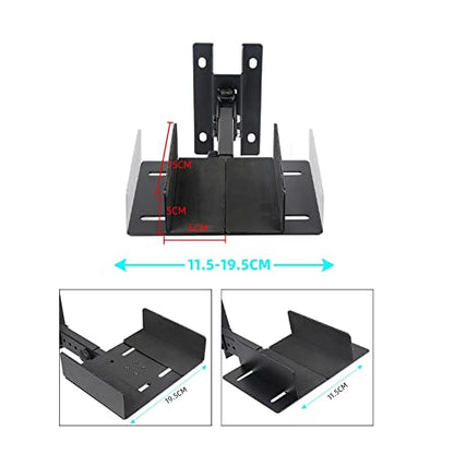Speaker Stand Speaker Wall Mount Bracket Monitor Speaker Shelf Surround Audio Wall Mount Bracket Study Cafe Speaker Bracket Tray Wall Mount Bracket Media Stand Audio-Video Shelving ( Size : Wall-hung - size: Wall-hung large tray (single)