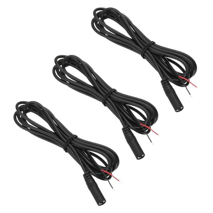 MECCANIXITY 3pcs 3.5mm Female Jack to Bare Wire Open End Replacement 26AWG TRS 2 Pole Stereo 1/8" Mono Jack to Bare Wire 34mm for Earphone Headphone Cable Repair, 78.7inches - size: 78.7inches