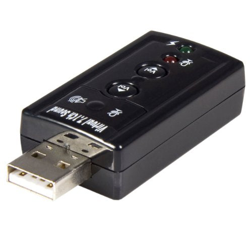 StarTech Virtual 7.1 USB Stereo Audio Adapter, USB 2.0, Tereo (ICUSBAUDIO7)