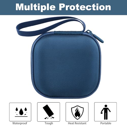 Aenllosi Case for Bose SoundLink Micro 2nd Gen Speaker, Twilight Blue | EVA case construction, Water-resistant design, Dust-resistant design, Protective case only - color: Twilight Blue, style: Hard Case for Bose SoundLink Micro 2nd Gen