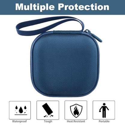 Aenllosi Case for Bose SoundLink Micro 2nd Gen Speaker, Twilight Blue | EVA case construction, Water-resistant design, Dust-resistant design, Protective case only - color: Twilight Blue, style: Hard Case for Bose SoundLink Micro 2nd Gen