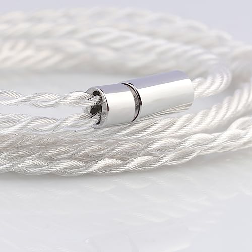 Linsoul Tripowin Solstice 26AWG Silver-Plated Copper HiFi IEM Cable for in Ear Monitor, Audiophile(MMCX) | for in Ear Monitor, HiFi Wired Earbuds, Gaming IEM, Audiophile& Musician Use, MMCX - size: MMCX