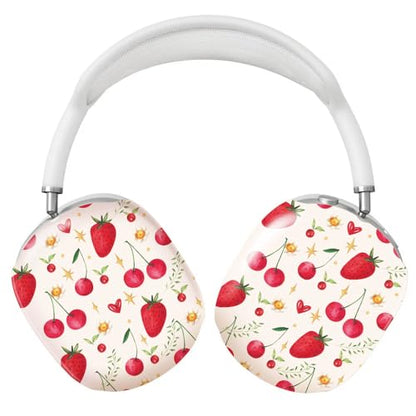 iBenzer Protective Case for AirPods Max Headphones, Ear Cups Cover for Apple AirPods Max (2024 USB-C / 2020 Lightning), Cherry Berry, AP-MAX-72 - color: Cherry Berry