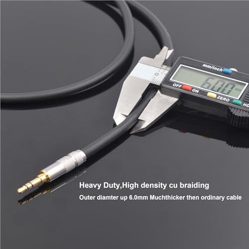 3.5mm AUX Cord 9.8ft, Stereo Audio Cable 90 Degree 3.5mm Male to Male Stereo Aux Gold-Plated Right Angle Cable Pure Copper Shell Clear Sound - size: 9.8ft/3M, style: 3.5mm Right Angle
