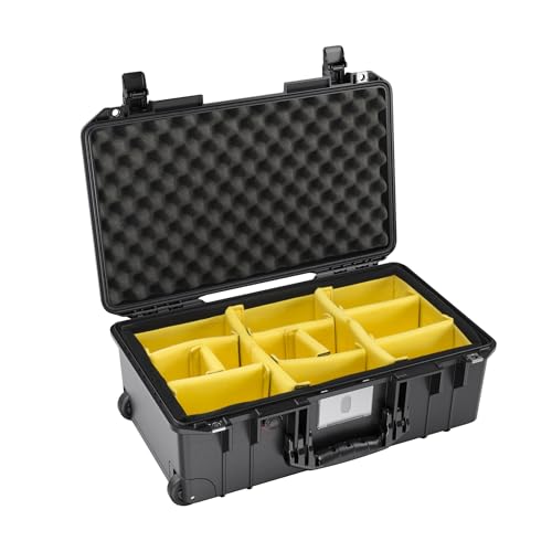 Pelican Air 1535 Case With Padded Dividers - Black - color: Black, size: With Padded Dividers