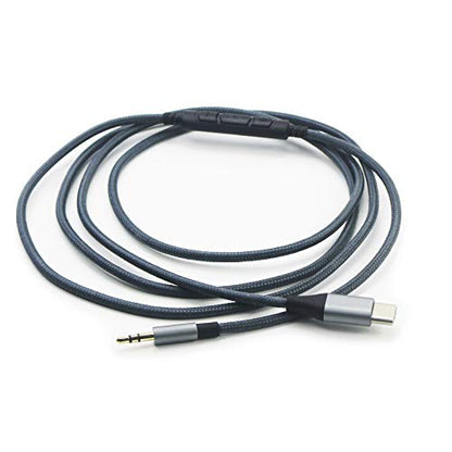 NewFantasia USB C to 2.5mm Audio Cable Compatible with Bose 700, QuietComfort, Ultra QC35 QC35ii QC45 Headphone, Remote Volume Mic Compatible with iPhone 15/16/Plus/Pro/iPad 4.2ft