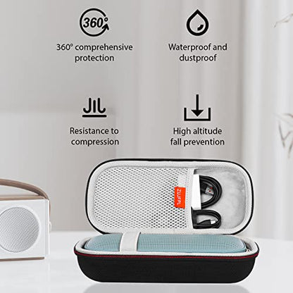 Hard EVA Case Compatible with Bose SoundLink Flex 2nd Gen/Bose SoundLink Flex Bluetooth Speaker, Waterproof, Shockproof and Dustproof Carrying Travel Speaker Case - Grey - color: GREY