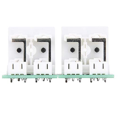 Audio Input Switch Board 4 Way Audio Input Selector Relay Module DC 7V-30V AC 6V-20V Manual Switching for PC TV Mobile Phone