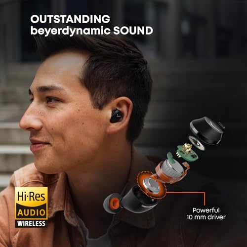 beyerdynamic Amiron 300 True Wireless ANC Earbuds, Bluetooth 5.3, Cream - color: Cream