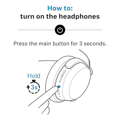 Sennheiser ACCENTUM Wireless Bluetooth Headphones Noise Cancelling - Up to 50HR Playtime, Hybrid Noise Cancelling (ANC), All-Day Comfort, Bluetooth Over Ear Headphones for School, Traveling, Black - color: Black, style: ACCENTUM Wireless