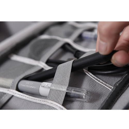 Organizer Case Small Electronic Devices USB Charger Accessories Mouse Phone Cable SD Power Bank Earphone - color: Medium-Deep Blue