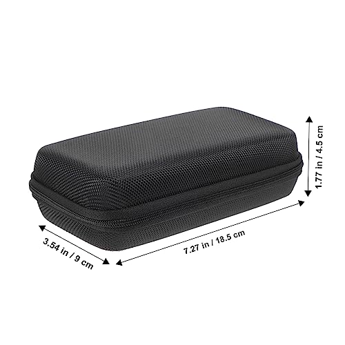 IMIKEYA Microphone Storage Box Mic Case Padded Bag Waterproof Carrying Case Mesh Pocket
