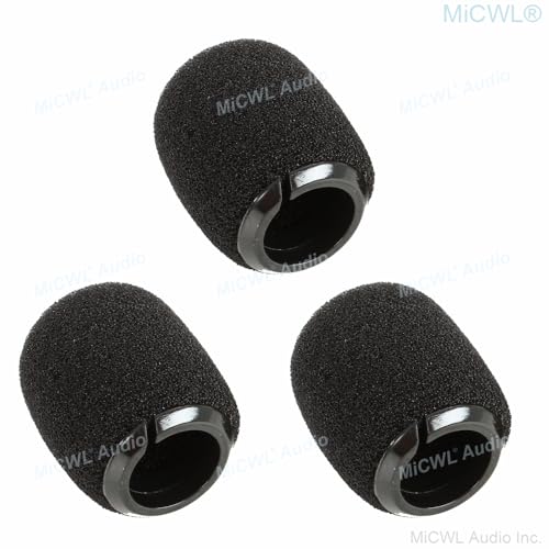5Pcs/Lot Plastic Snap Foam Cover Windscreen Sponge For Shure Beta98H/C MX412 418 Instrument Gooseneck Microphone Stand Case