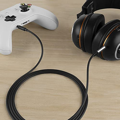 GEEKRIA Audio Cable Compatible with Turtle Beach PX5, XP500, XP400, X42, X41, DX12, DX11, DPX21, DXL1, X12, X11, XL1, X32, X31, XP300, 2.5mm Replacement Stereo Cord (3 ft / 1 m)