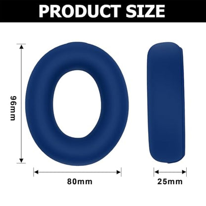 Studio Pro Ear Covers for Beats Studio Pro Headphones Sweat Proof Covers Shockproof and Drop-Resistant,Washable Silicone Case Accessories (Blue) - color: Blue Case