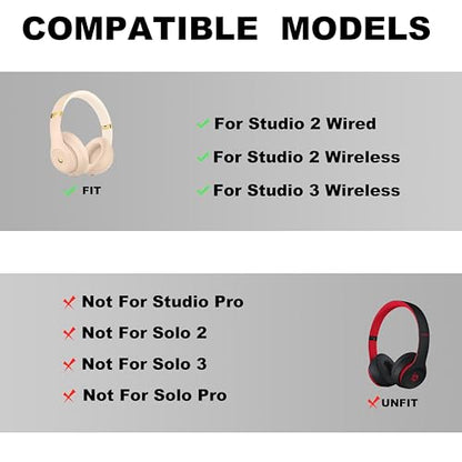 Studio 3 Headband Replacement -Top Headband Accessories, as Same The OEM Compatible with Studio 3 Wireless(A1914) & Studio 2 Wired/Wireless (B0500/B0501) Headphones (Studio 3-Desert Yellow) - color: Studio 3-Desert Yellow
