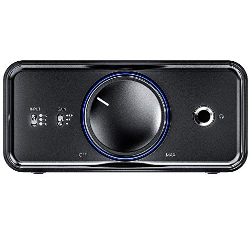 FiiO K5 Pro Headphone Amps Portable Desktop DAC and Amplifier 768K/32Bit and Native DSD512 for Home/PC 6.35mm Headphone Out/RCA Line-Out/Coaxial/Optical Inputs