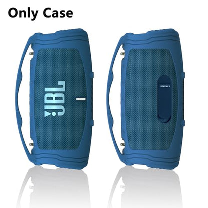 Silicone Cover Case for JBL Xtreme 3 Portable Bluetooth Speaker | Soft Skin Sleeve Protective Carrying Case for JBL Xtreme 3 with Handle, Shockproof and Anti-Scratch Cover (Blue) - color: Blue