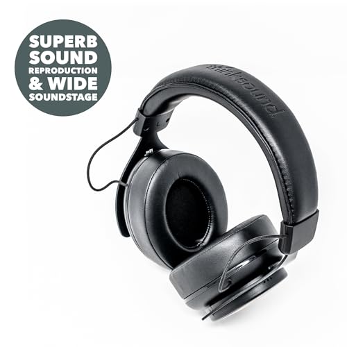thinksound ov21- Wired Headphones - Over Ear Closed Back Pro Studio Monitor with Mic Professional Grade, Critically Acclaimed, with Detachable Corded Cable for Recording, DJ, Guitar, Music, Podcast