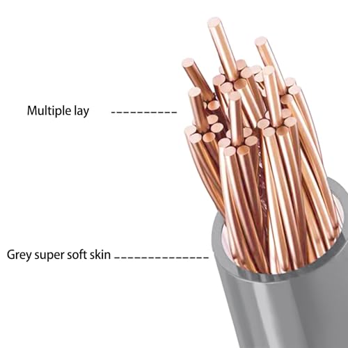 8Core Upgrades Earphone Cable 0.78mm 2 Pin Silver Plateds Coppers for Enhanceds Sound and Durability