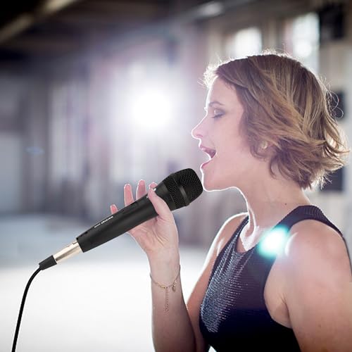 Marengo Dynamic Vocal Microphone for Karaoke Speaker,Wired Handheld Mic with On and Off Switch and 13ft Detachable Cable - color: MWH58