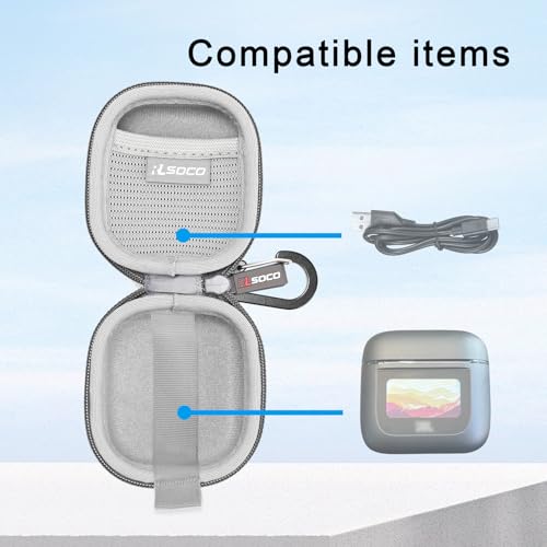 RLSOCO Carrying Case for JBL Tour Pro 2/Tour Pro 3 Wireless Earbuds (Grey) - color: Grey