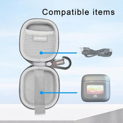 RLSOCO Carrying Case for JBL Tour Pro 2/Tour Pro 3 Wireless Earbuds (Grey) - color: Grey